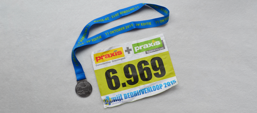 4 Mijl van Groningen 2015 4mijl groningen nummer medaille