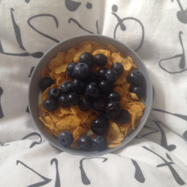 Pictures by Ilse #14 yogurt blauwe bessen cornflakes